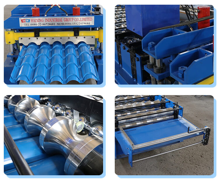 800 glazed roof roll forming machine details
