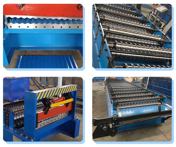 850mm galvanized corrugated steel roofing sheet machine details