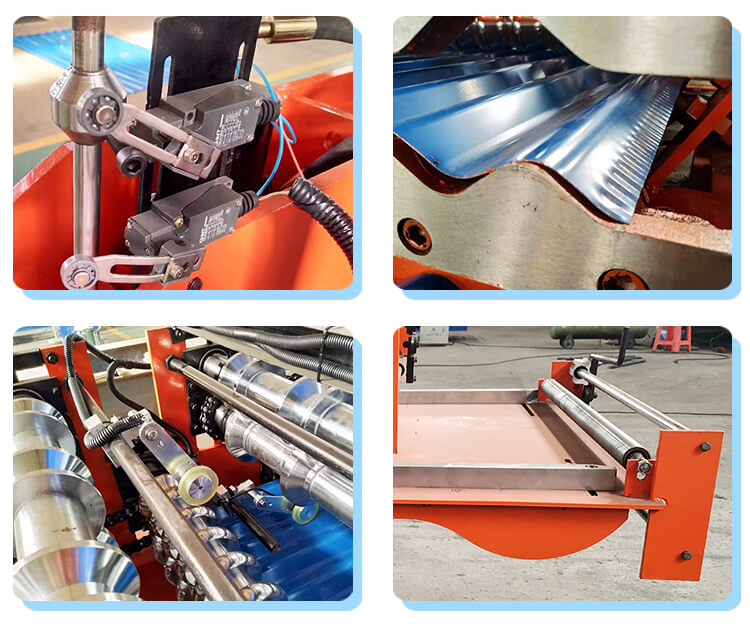 900 corrugated+836 trapezoidal double layer roof machine details