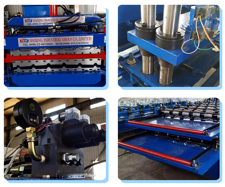 960 glazed + 1015 trapezoidal double layer roof machine details
