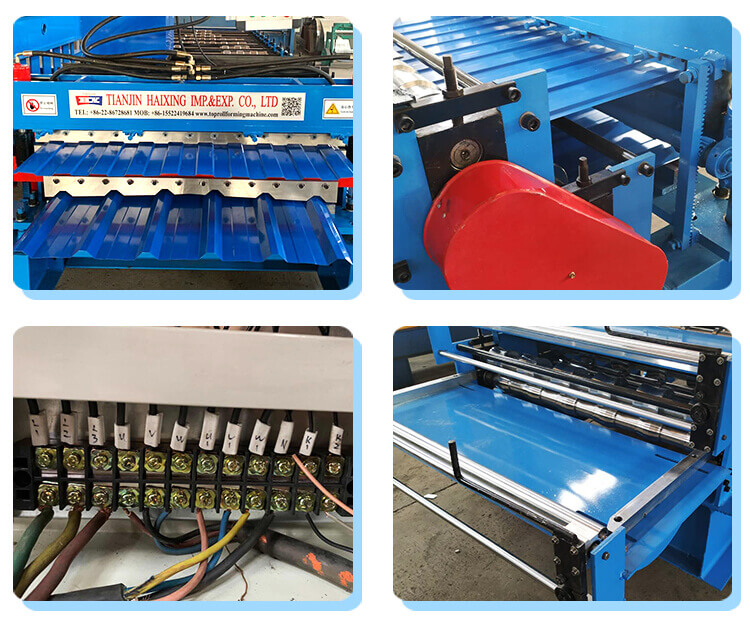 C8 C25 trapezoidal double layer roof machine details